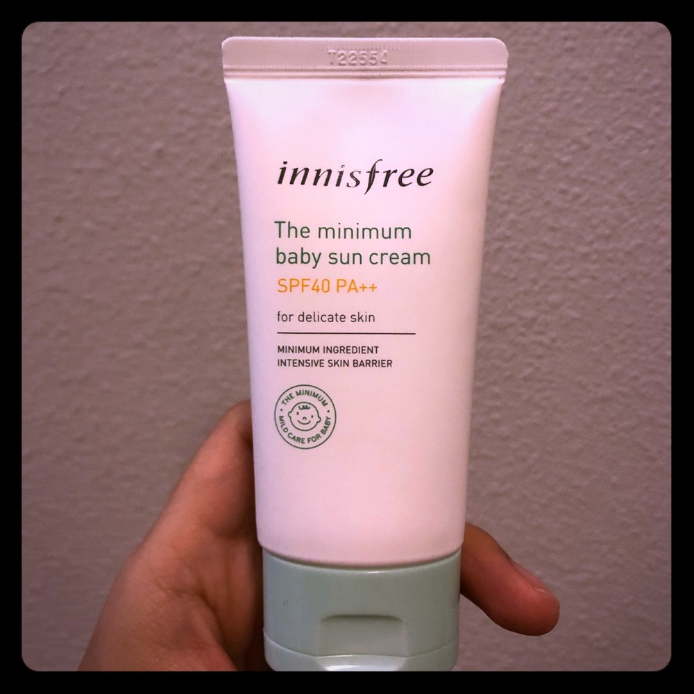 Innisfree Korean sunscreen for sensitive skin